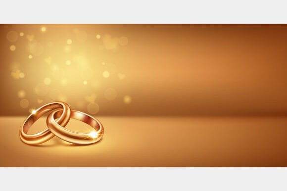 Intertwined Gold Wedding Rings: A Symbol of Elegant Union