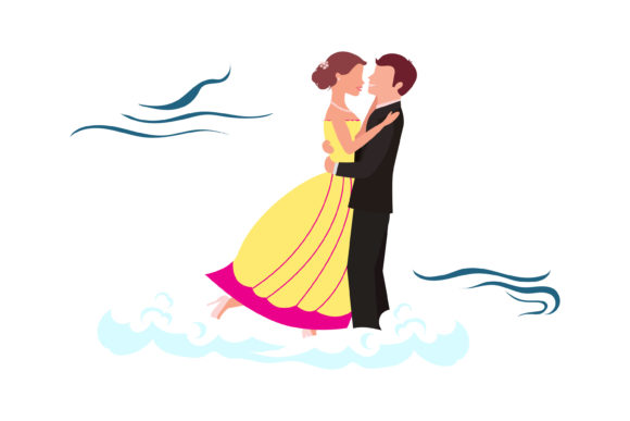 Romantic Wedding Couple Character: Design & Style Guide
