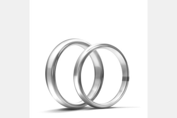 Two Silver Wedding Rings: A Symbol of Unity in Design