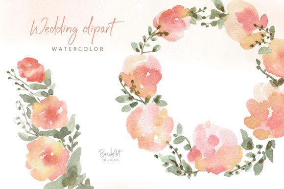 Wedding Peonies: A Watercolor Collection for Your Designs